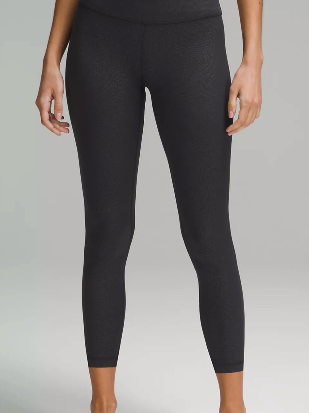 lululemon Ripple Emboss Align Black High-Rise  Leggings